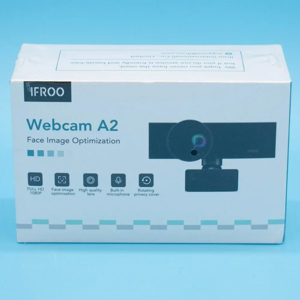 IFROO Full HP 1080p Webcam Built In Microphone Privacy Cover‎ Streaming